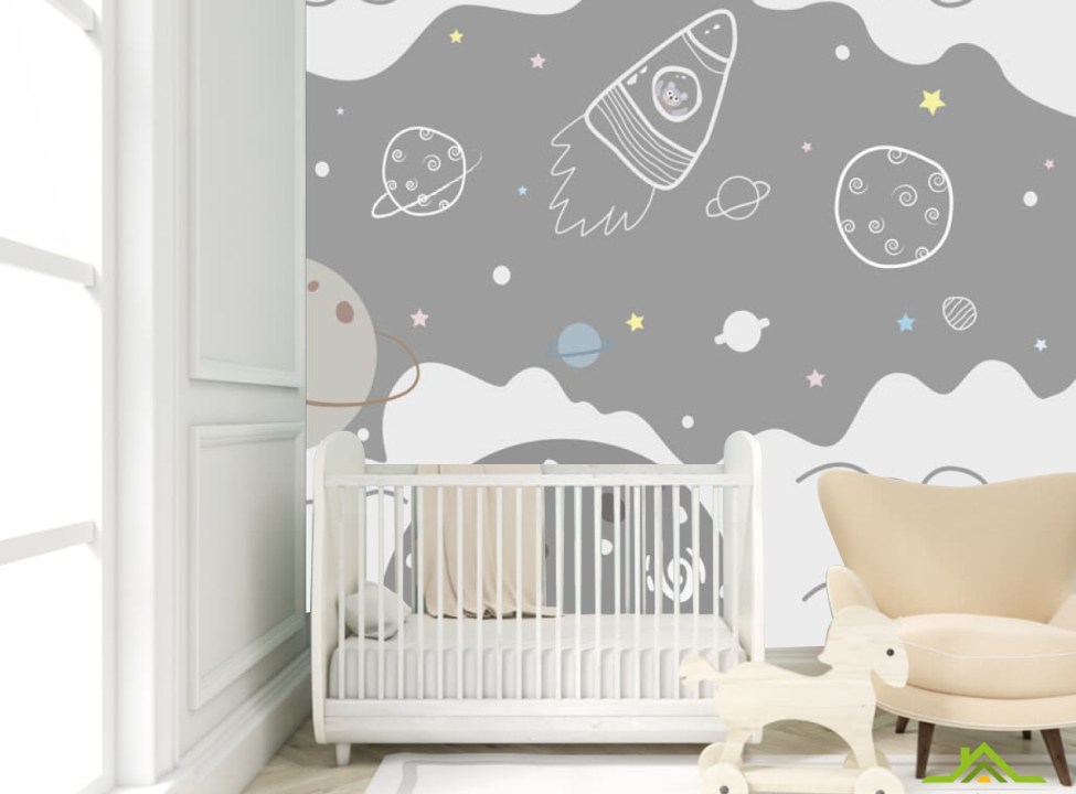 выбрать Фотообои Космос детский Каталог фотообоев на стену