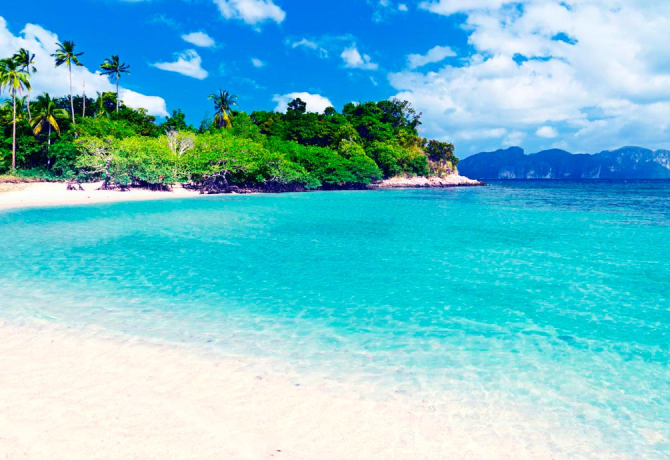 Фотошпалери Бірюзовий затока