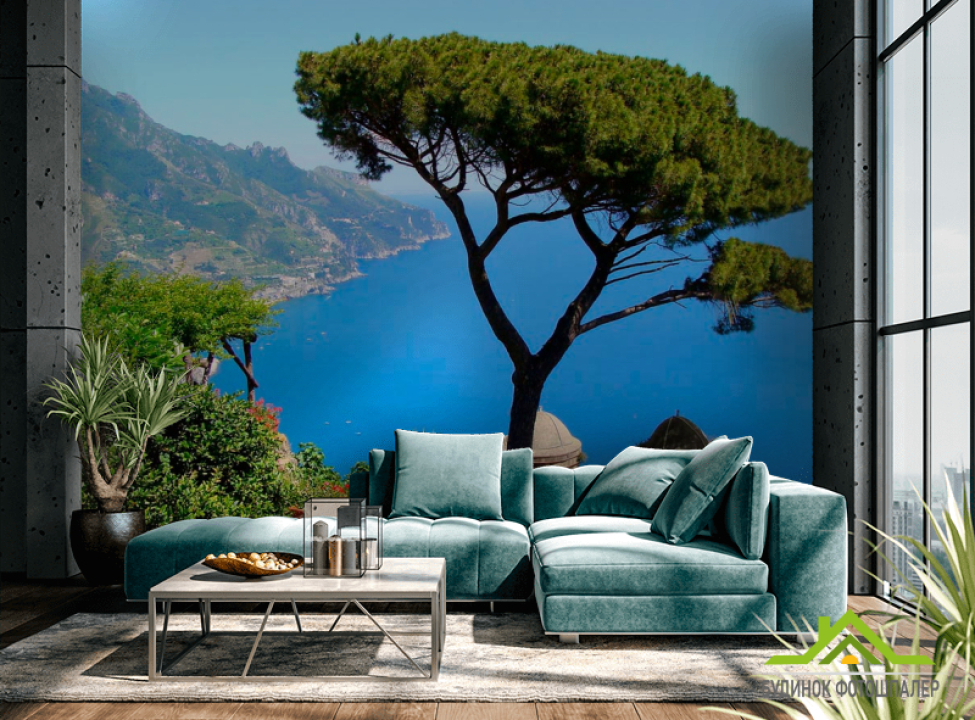 выбрать Фотообои Дерево над крепостью Фотообои Море на стену