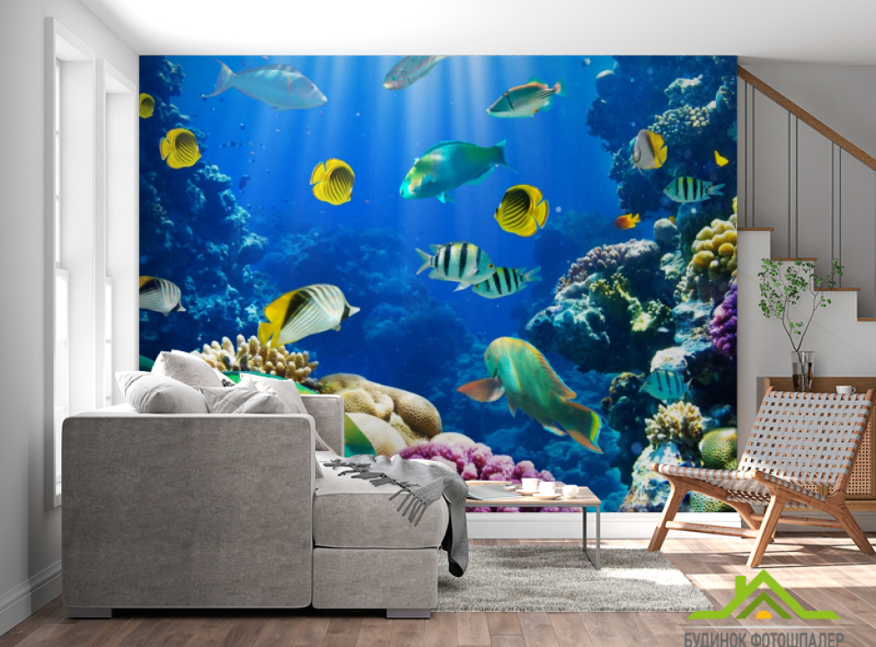 выбрать Фотошпалери рибки Каталог фотошпалер на стіну