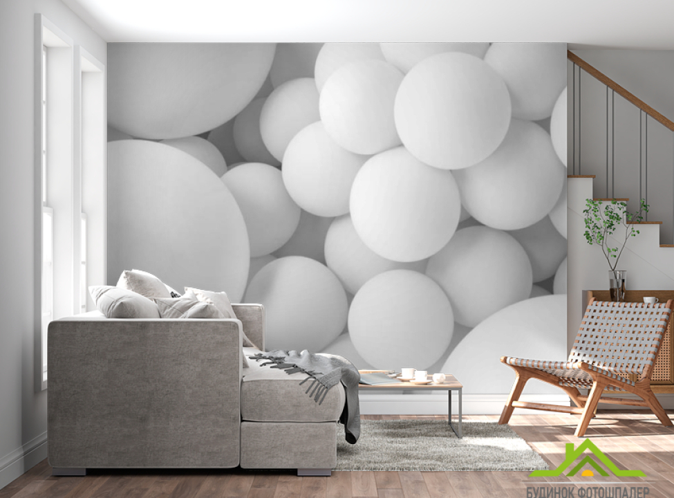 выбрать Фотошпалери 3Д кулі Каталог фотошпалер на стіну
