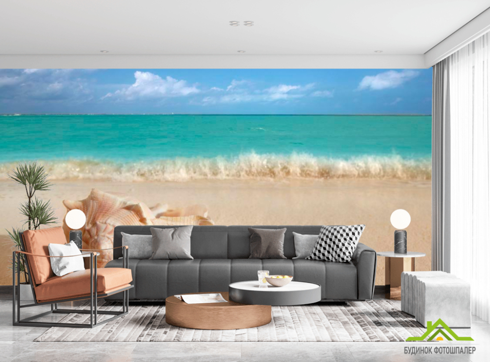 выбрать Фотошпалери Морська зірка, черепашки Каталог фотошпалер на стіну