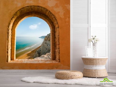 выбрать Фотообои Вид на море Фотообои Фотообои Дизайнерские фрески: квадратная ориентация на стену