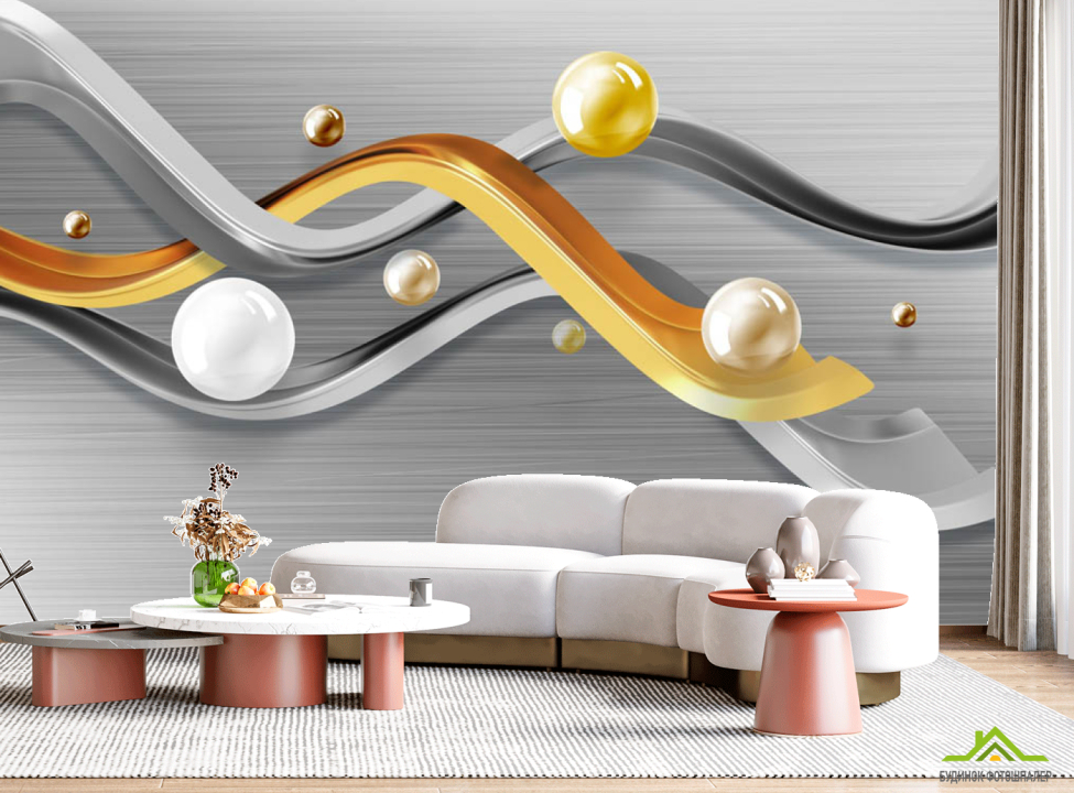 выбрать Фотообои Шары и волны Каталог фотообоев на стену