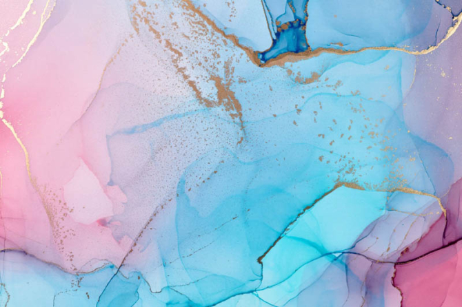 Фотообои Яркий fluid art
