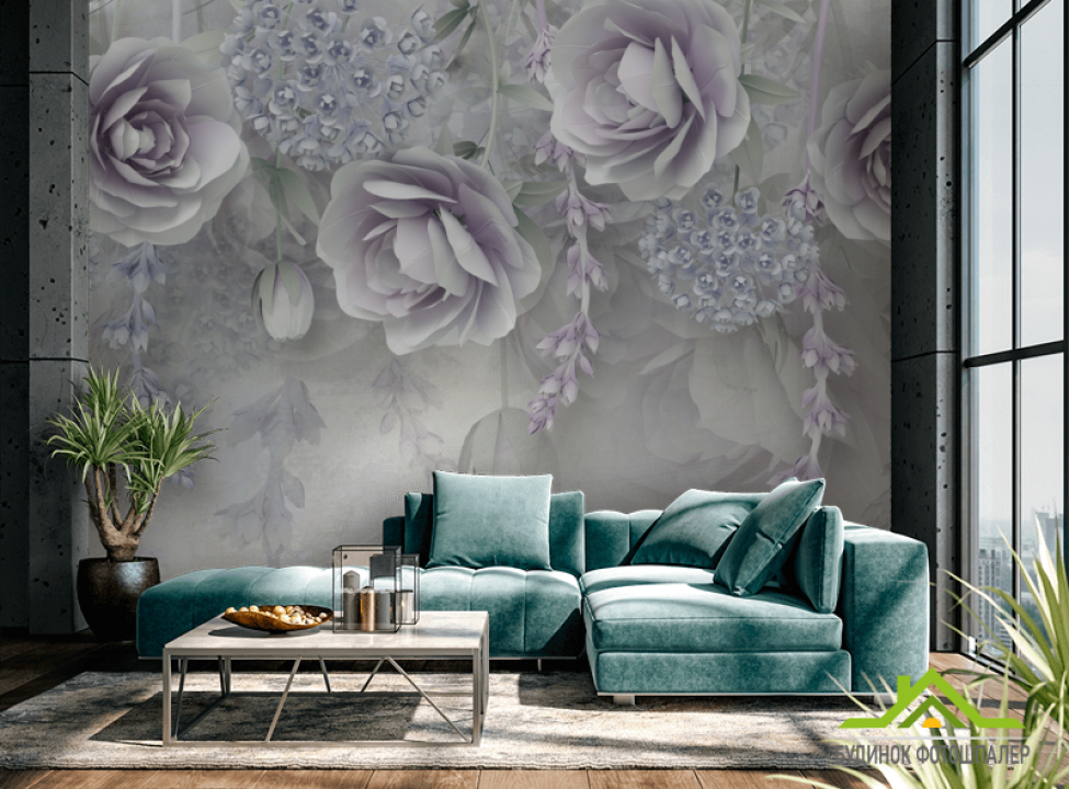 выбрать Фотошпалери 3д квіти Каталог фотошпалер на стіну