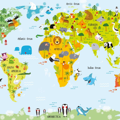  Карта детская