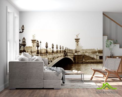 выбрать Фотообои Мост Александра III в Париже Фотообои Город на стену