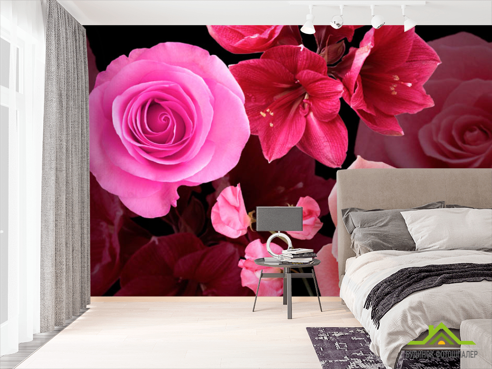 Фотообои 3D розы