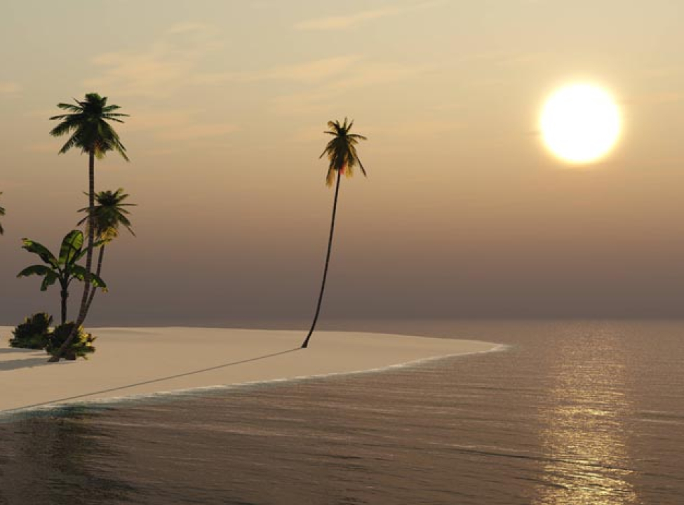 выбрать Фотошпалери вечір на острові Каталог фотошпалер на стіну