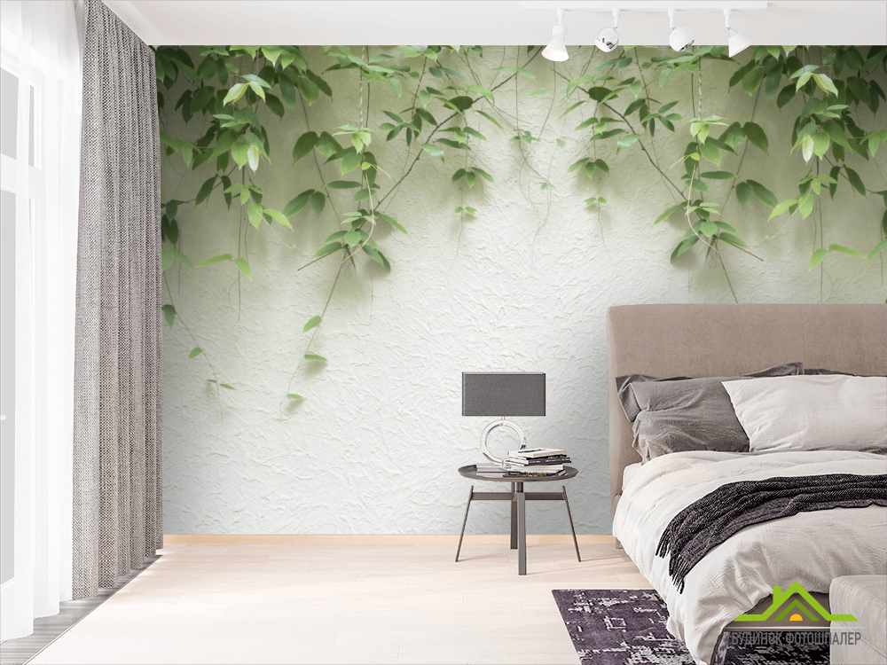 Фотошпалери Листя зі стелі