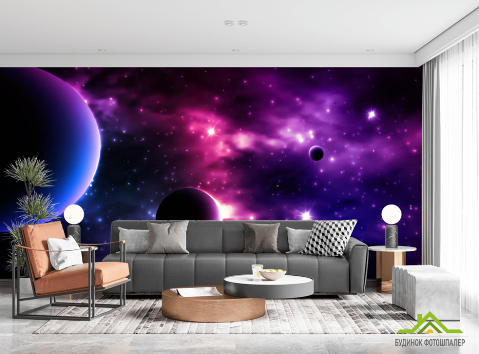 выбрать Фотообои Яркий космос Каталог фотообоев на стену