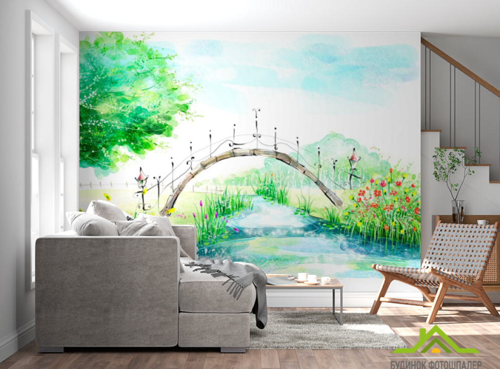 выбрать Фотошпалери Місток Каталог фотошпалер на стіну