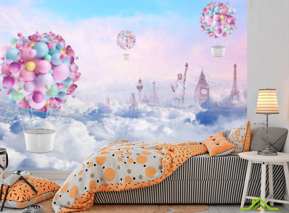 выбрать Фотошпалери повітряні кульки Каталог фотошпалер на стіну