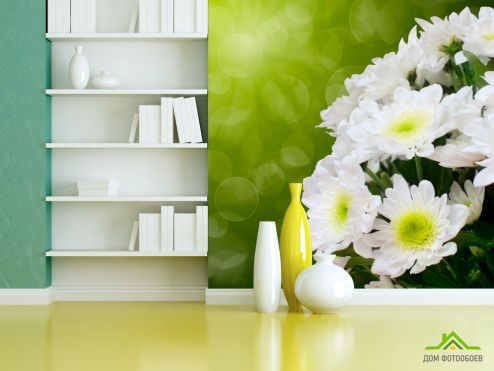 выбрать Фотообои Белоснежные цветы Фотообои Цветы на стену