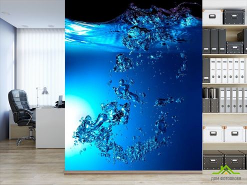 выбрать Фотообои Вода Синие фотообои на стену