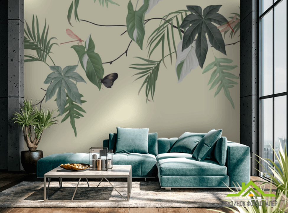 выбрать Фотообои Тропики с потолка Каталог фотообоев на стену