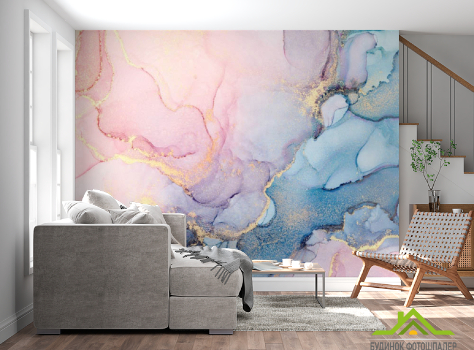 выбрать Фотообои Розовый fluid art Фотообои Fluid art на стену