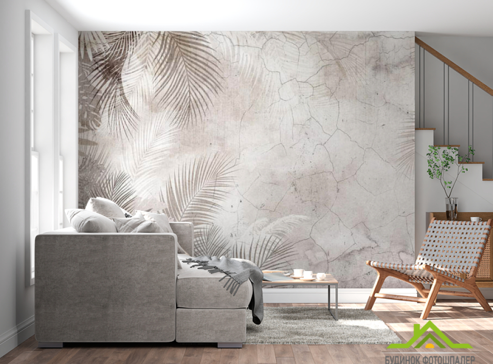 выбрать Фотообои Бежевые листья Каталог фотообоев на стену