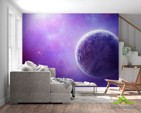 выбрать Фотообои Земля и звезды Фотообои Фотообои Космос: рисунок  на стену