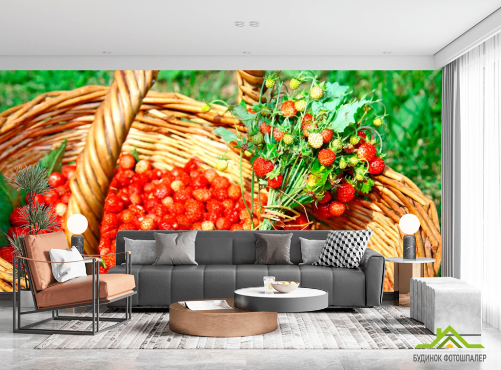 выбрать Фотошпалери Суниця Каталог фотошпалер на стіну