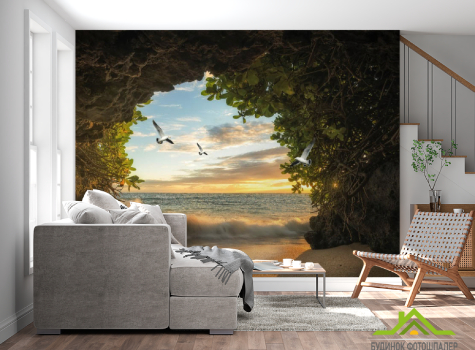 выбрать Фотообои Вид на море 3д Каталог фотообоев на стену