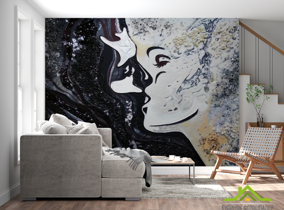 выбрать Фотообои Инь янь из камня Каталог фотообоев на стену