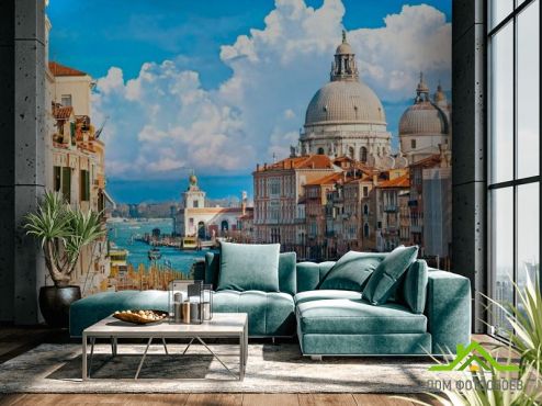 выбрать Фотообои Венеция, город на воде Фотообои, цвет: «разноцветный, горизонталная, горизонтальная» на стену