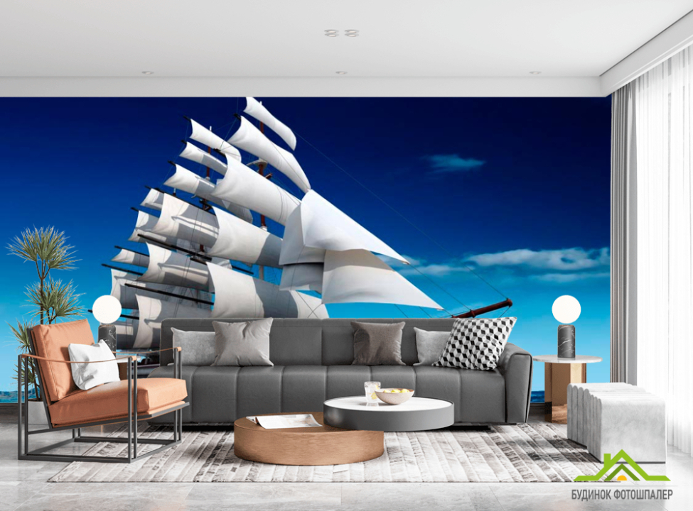 выбрать Фотообои Море и корабль Каталог фотообоев на стену