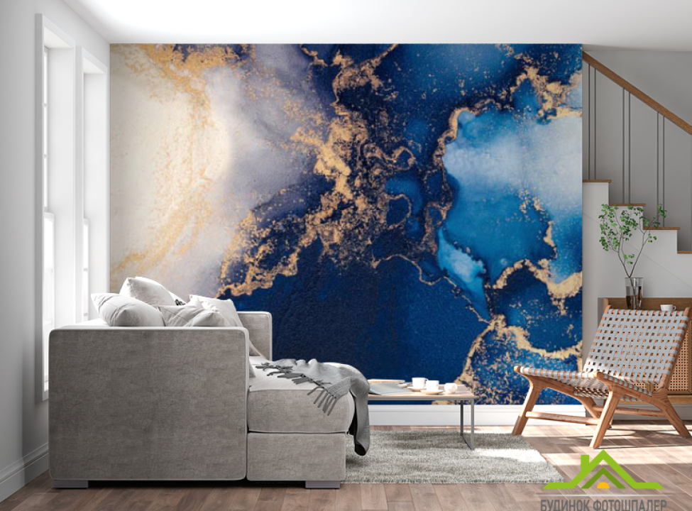 выбрать Фотошпалери Синій флюїд Каталог фотошпалер на стіну