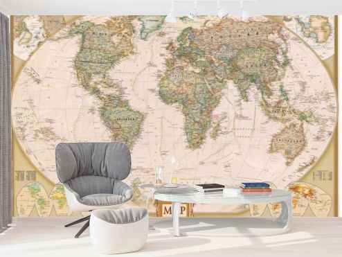 выбрать Фотообои Карта мира Фотообои в офис на стену