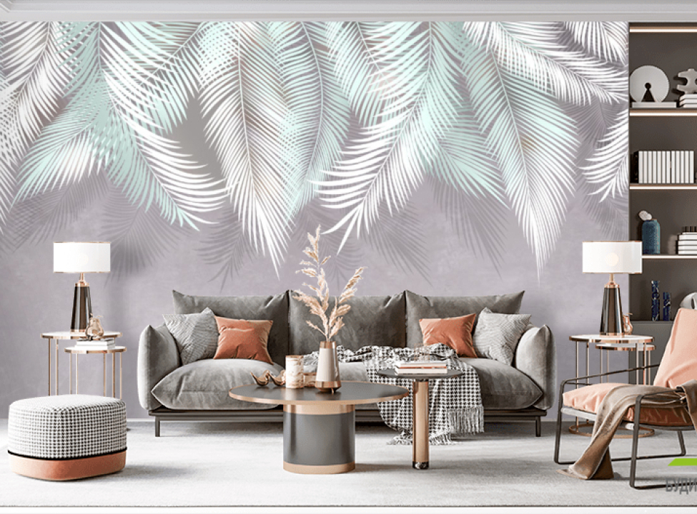 выбрать Фотообои листья для интерьера Каталог фотообоев на стену