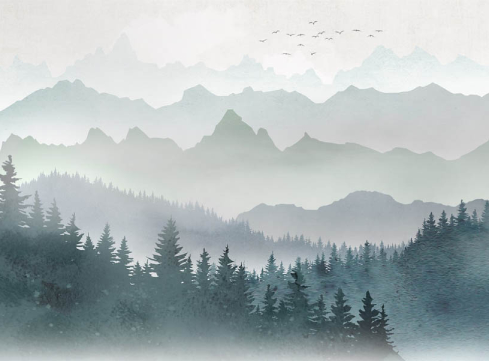 выбрать Фотошпалери гори і ліс Каталог фотошпалер на стіну