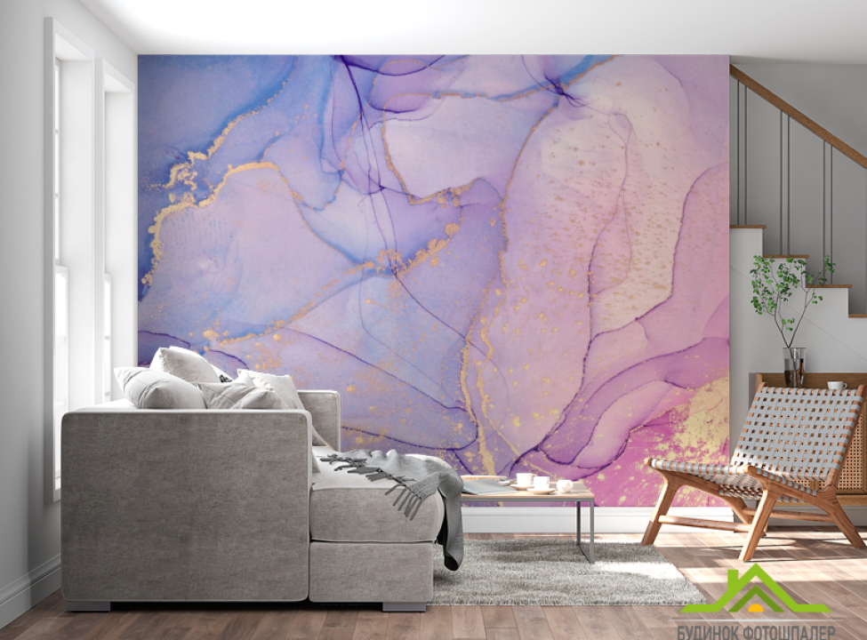 выбрать Фотошпалери рожево-фіолетовий Fluid art Фотошпалери Fluid art на стіну