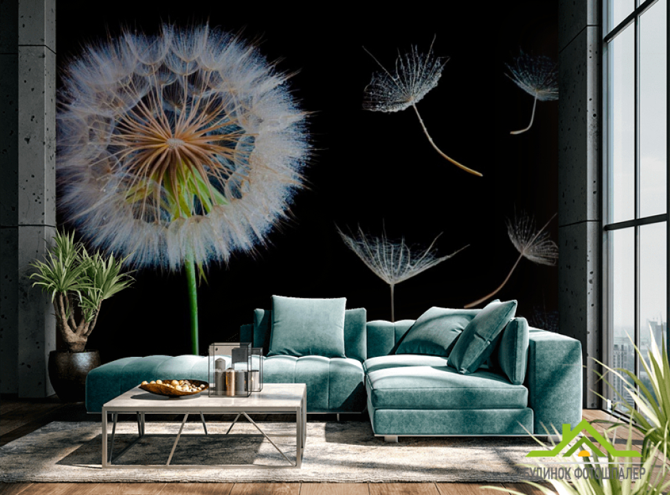 выбрать Фотошпалери Політ кульбаби Фотошпалери Кульбаби на стіну