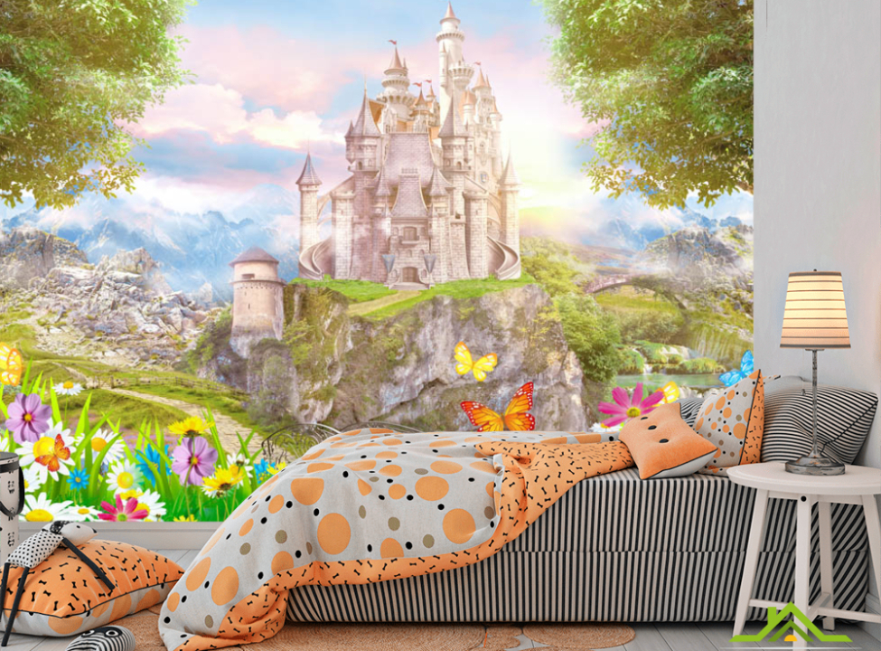 выбрать Фотошпалери Замок на галявині Каталог фотошпалер на стіну