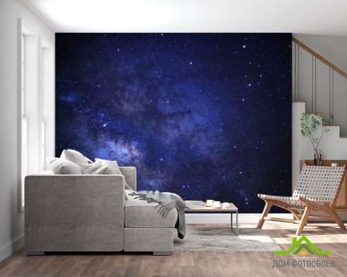 выбрать Фотообои Ночное звёздное небо Фотообои, цвет: «горизонталная, горизонтальная» на стену