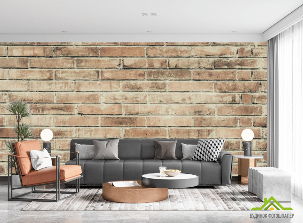 выбрать Фотообои Светлый кирпич Каталог фотообоев на стену