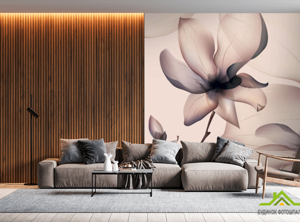 выбрать Фотообои Абстрактный 3д цветок Каталог фотообоев на стену