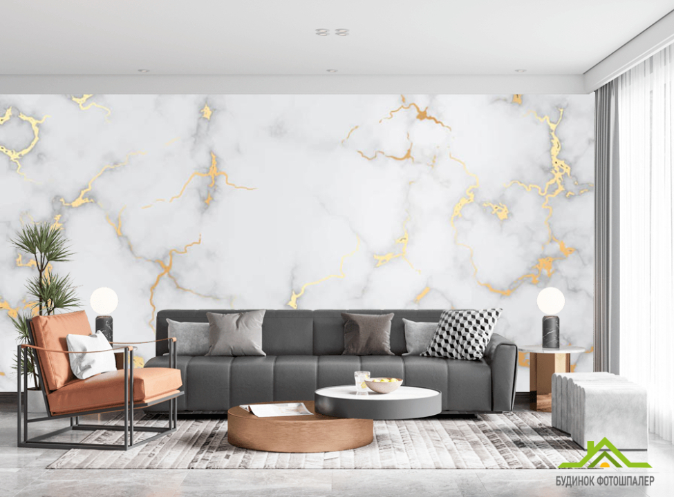 выбрать Фотошпалери мармур з золотими прожилками Каталог фотошпалер на стіну
