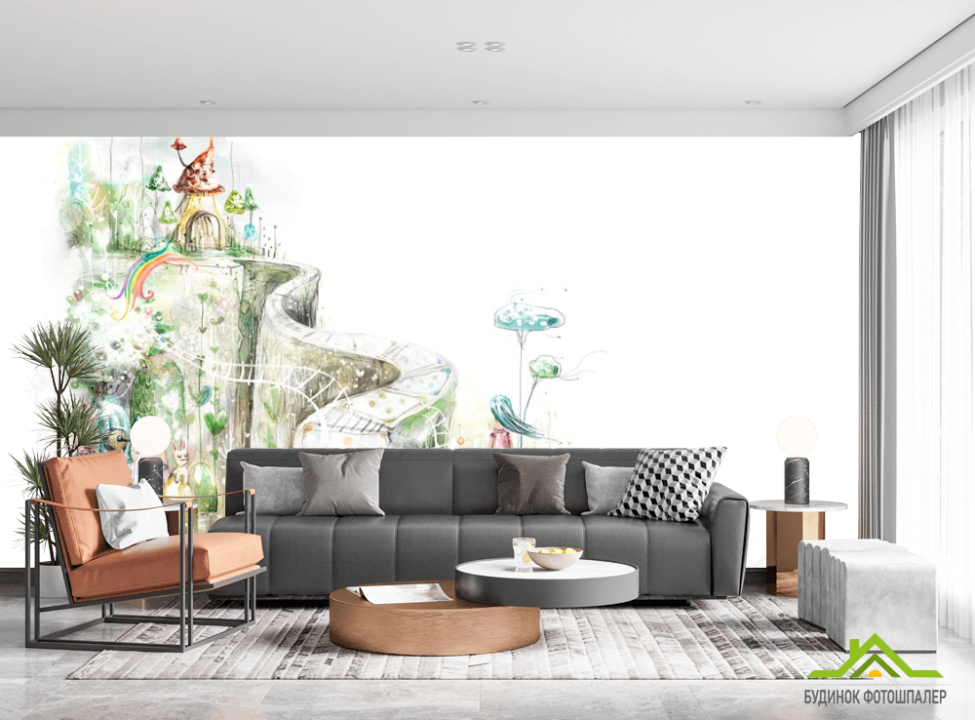 выбрать Фотообои Сказочная тропа Фотообои Иллюстрации на стену