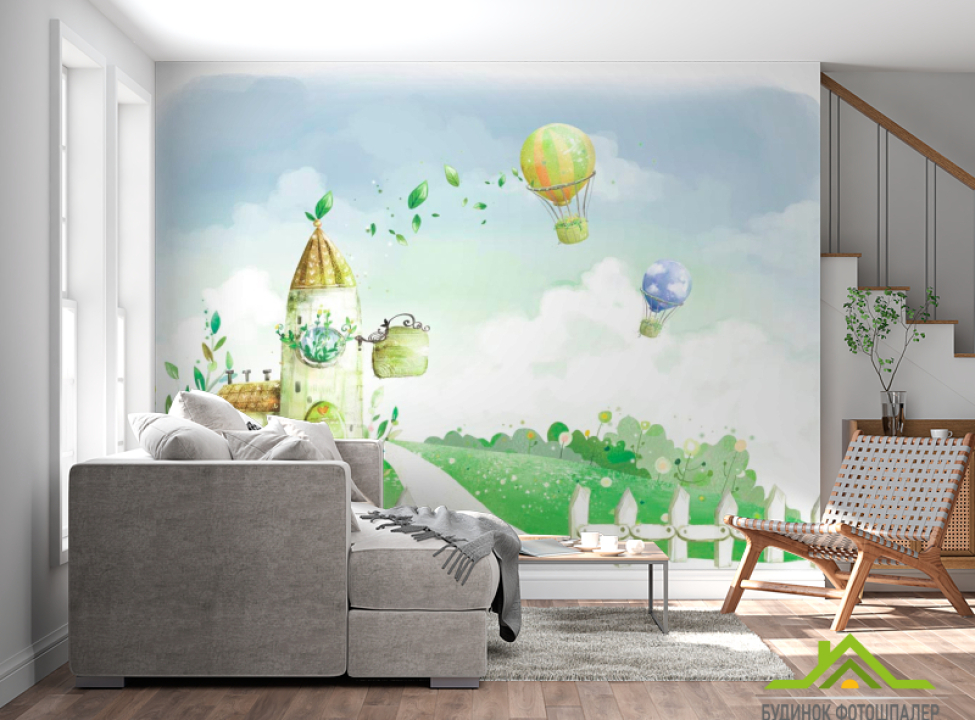 выбрать Фотообои Воздушные шары Фотообои Иллюстрации на стену