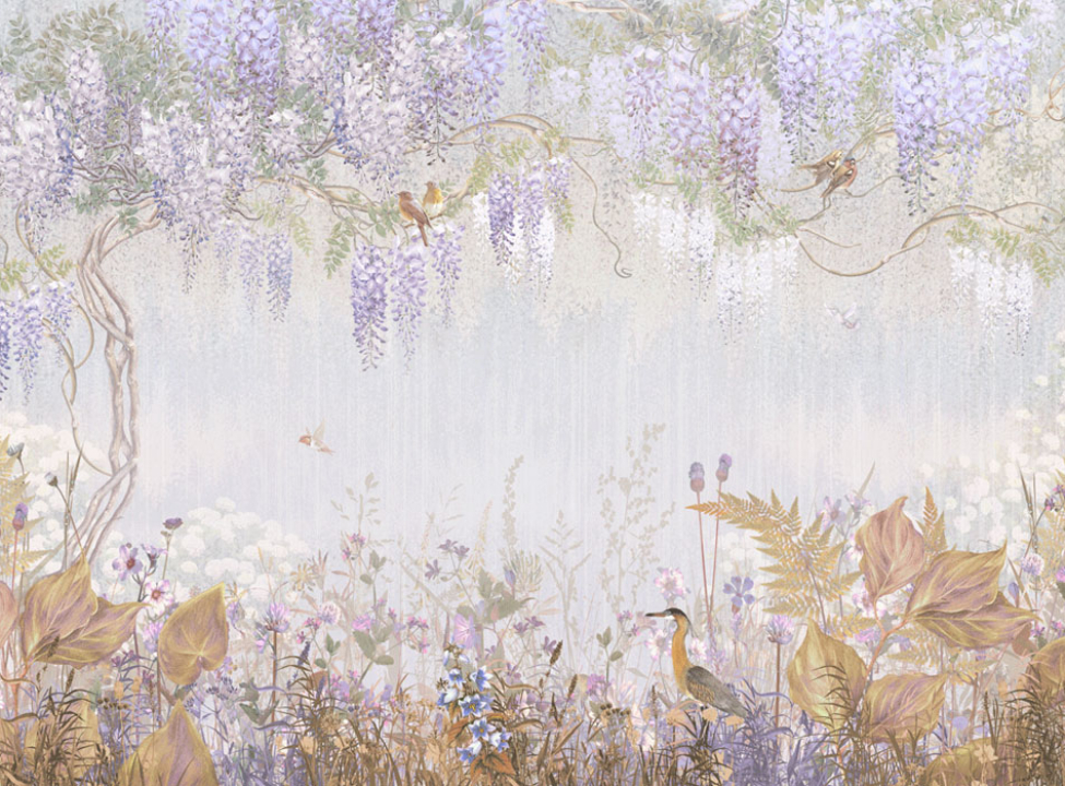 выбрать Фотообои Тропики фиолетовая Каталог фотообоев на стену