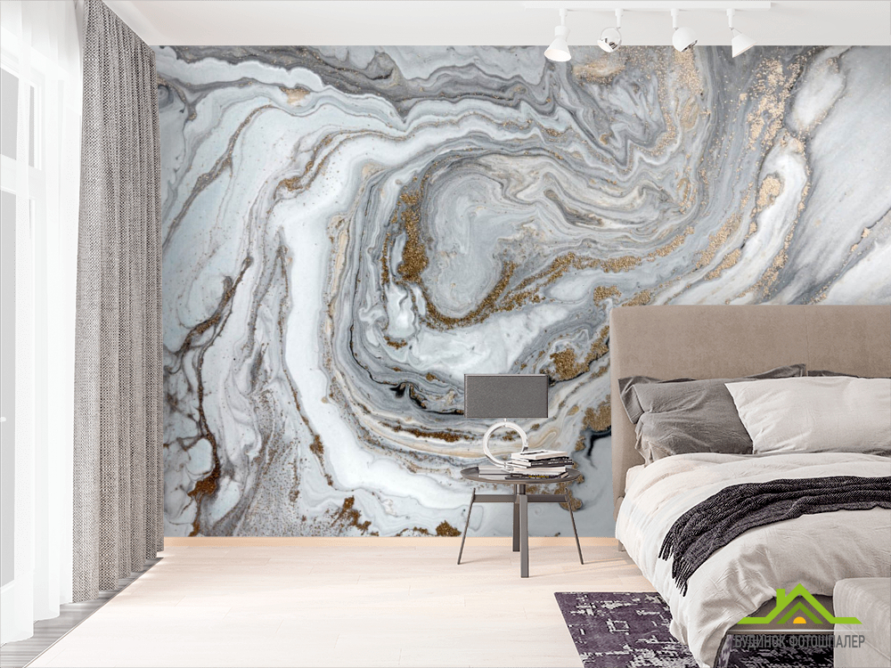 Фотообои Fluid art коричневый
