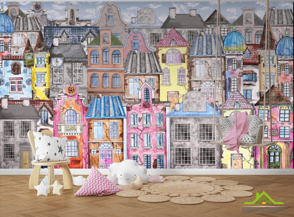 выбрать Фотошпалери дитяче місто Каталог фотошпалер на стіну