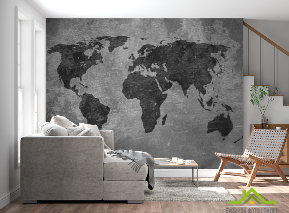 выбрать Фотообои карта мира Каталог фотообоев на стену