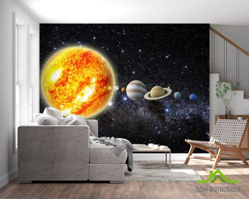 выбрать Фотошпалери Планети сонячної системи Фотошпалери Фотошпалери Космос: квадратна, горизонтальна орієнтація на стіну