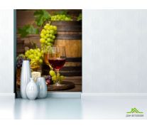 Фотообои вино и сыр