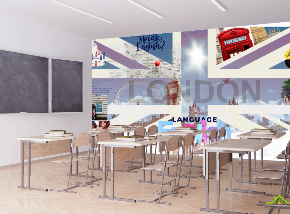 выбрать Фотообои для кабинета английского Каталог фотообоев на стену