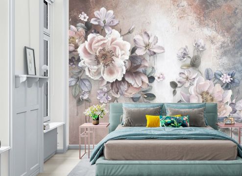 выбрать Фотообои Дизайнерские цветы Фотообои в спальню на стену